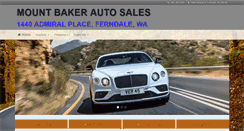 Desktop Screenshot of mtbakerautos.com